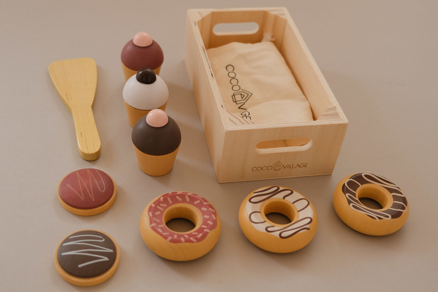 Wooden Pastries Play-set