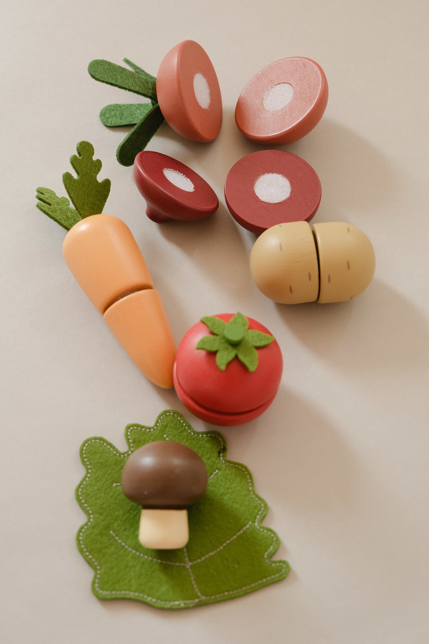 Wooden Vegetable Play-Set
